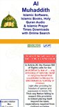 Mobile Screenshot of muhaddith.org