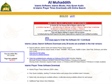 Tablet Screenshot of muhaddith.org